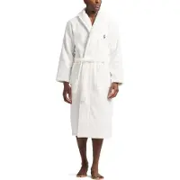 Ralph Lauren Bci Cotton/Terry-Lng-Rbe - White - XXL/XXXL
