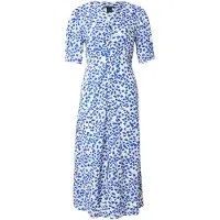Lindex Midi Dress With Puff Sleeves - White - S
