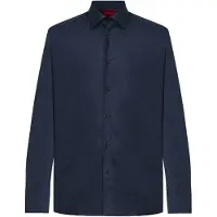 HUGO 50519812 Valerio Red Pitkähihainen Kauluspaita