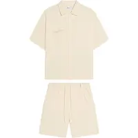 Bershka Juoksupuku beige / luonnonvalkoinen