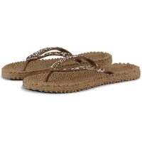Ilse jacobsen Flip Flop With Glitter - Brown - 41