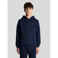 Lyle & Scott Zip Through Hoodie - Navy - 134-140