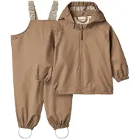 Wheat Rainwear Charlie Set - Brown - 80