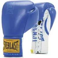 Everlast 1910 Sparring Laced Glove - Blue - 14
