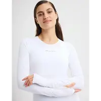 Röhnisch Jacquard Pitkähihainen Valkoinen