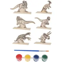 Artist & Co Dino Paint Set Wood 6 pcs.
