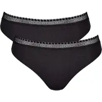 Sloggi Go Ribbed R Tai C2P - Black - S