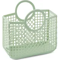 Liewood Taiteltava kori - Samantha - 23x23x8,5 cm - Light Piparm - - OneSize - Korit