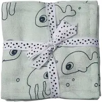 Done by Deer Kapalointiliinat Sea Friends 120x120 2-pack, Blue