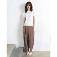 French Connection Aylaa Krista Mix Sleeve Top - White - M
