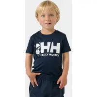 Helly Hansen K Hh Tech Graphic T-Shirt - Navy - 116