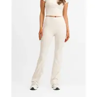 Drop of Mindfulness Butter Soft Flare Tights Valkoinen