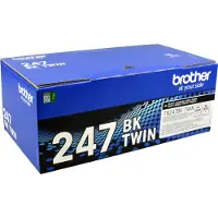 Brother Pakkauksessa 2 väriainetta TN247BKTWIN--Musta-2x3000p.-DCP-L3510, L3517, L3550, HL-L3270, L3290, MFC-L3710, L3730, L3750, L377