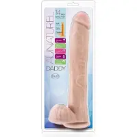 Blush Novelties Au Naturel Daddy Dual Density Dildo 36 cm