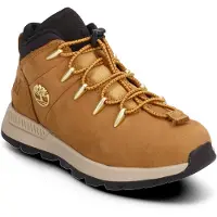 Timberland unisex for kids. TB0A2F392311 Leather boots Sprint Trekker Mid Lace Up yellow (31), Flat, Laces, Casual, children's fashion