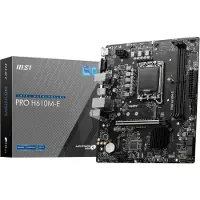 MSI PRO H610M-G DDR4, Intel, LGA 1700, Intel Core i9, LGA 1700, DDR4-SDRAM, 64 GB (7D46-009R)