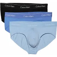 Calvin Klein Hip Brief 3Pk - Blue - XS