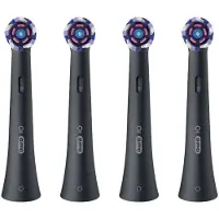 Oral-B Sähköhammasharjan vaihtopää Hammasharjan päät RBWB-4 iO Radiant White Black, 4 kpl, iO -hammasharjoihin