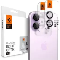 Spigen iPhone 16/16 Plus/17 Glas.tR Ez Fit Optik Pro Kameralinssin Panssarilasi - 9H - Violetti