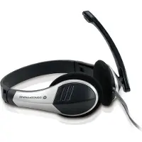 Conceptronic CCHATSTAR2_V2, Langallinen, 20 - 22000 Hz, Toimisto/puhelukeskus, 111 g, Kuulokkeet, Musta, Hopea
