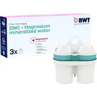 BWT magnesiumilla ja sinkillä rikastetut vedensuodattimet, 3 kpl.
