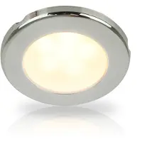 Hella Marine Euroled 75 12v lämmin valkoinen valo kromattu kuori