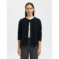 Selected Slwlulu New Ls Knit Cardigan Noos - Navy - XXL