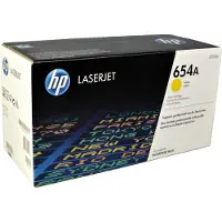 HP 654A, alkuperäinen keltainen LaserJet-värikasetti, 15000 sivua, Keltainen, 1 kpl