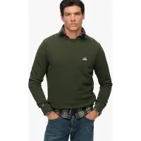 Superdry Great Outdoors Emb Rlxd Sweat - Khaki green - S