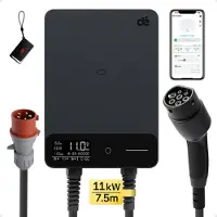 De 11kW Wallbox with 7.5m cable (APP VERSION)