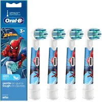 Oral-B -harjaspäät Sähköhammasharjan harjaspäät , Spider-Man - 4 kappaletta
