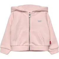 Levi's Kids Ribbed Raglan Full Zip Hoodie - Pink - 80