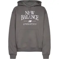 New Balance Linear Heritage Fleece Hoodie - Grey - XL