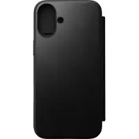 Nomad Modern Leather Folio w/MagSafe iPhone 16 Plus - Black