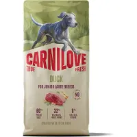 Carnilove - True Fresh Dog Duck for Junior Large Breeds 12kg - Koirat - Koiranruoka - Kuivaruoka