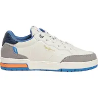 Pepe Jeans for woman/girl. PBS000007 Levitt State white sneakers (39), Flat, Laces, Casual, children's fashion