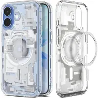 Spigen Ultra Hybrid (MagFit) Zero One, Suojus, Apple, iPhone 17, 16 cm (6.3"), Valkoinen