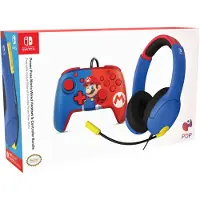 PDP Mario bundle - Airlite Headset & Mario Power Pose Controller ()
