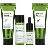 SOME BY MI Super Matcha Pore Care Starter Kit lahjasetti ihohuokosten supistamiseen ja mattapintaiseen ihoon