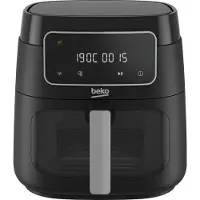 Beko Monitoiminen kuumailmatäytteinen friteuse - - FRL3374B - 1900 W - 7,6 L 2 kg ranskalaisille perunoille - LCD-kosketusnäyttö - Musta