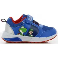 Super Mario Vilkkuvat Lenkkarit, Cobalt Blue/Silver, 29