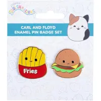 Squishmallows Fizz - Carl & Floyd Pin Badges x 2 CDU (350154)