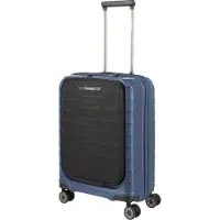 Travelite Mooby 4-pyöräinen Käsimatkatavara 55 cm Kannettavan tietokoneen taskun syvyys Sininen