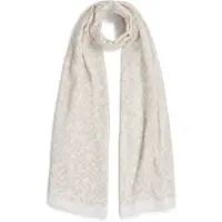 Tommy Hilfiger Th Monogram Scarf - Cream - ONE SIZE
