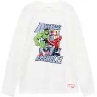 Mango Superhero Cotton Marvel T-Shirt - White - 9-10