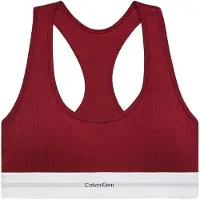 Calvin Klein Lightly Lined Bralette - Red - XS