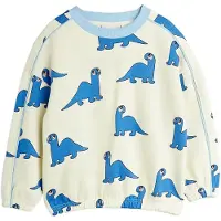 Mini Rodini Dino Aop Sweatshirt - Cream - 140/146