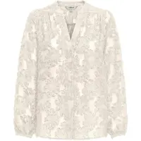 ONLY Onlkorsa Ls Jaquard Shirt Wvn - Cream - M
