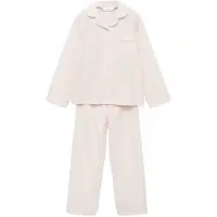 Mango Striped Long Pyjamas - Pink - 5-6
