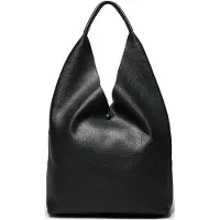 Ceannis Triangle Pu Shoulder Bag - Black - 32X10X32CM